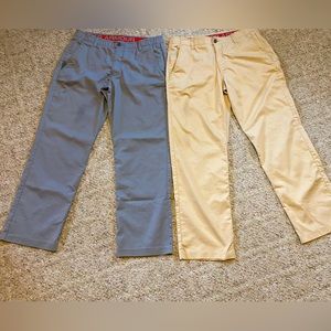 Under Armour casual pants, 2 pair, 36x32